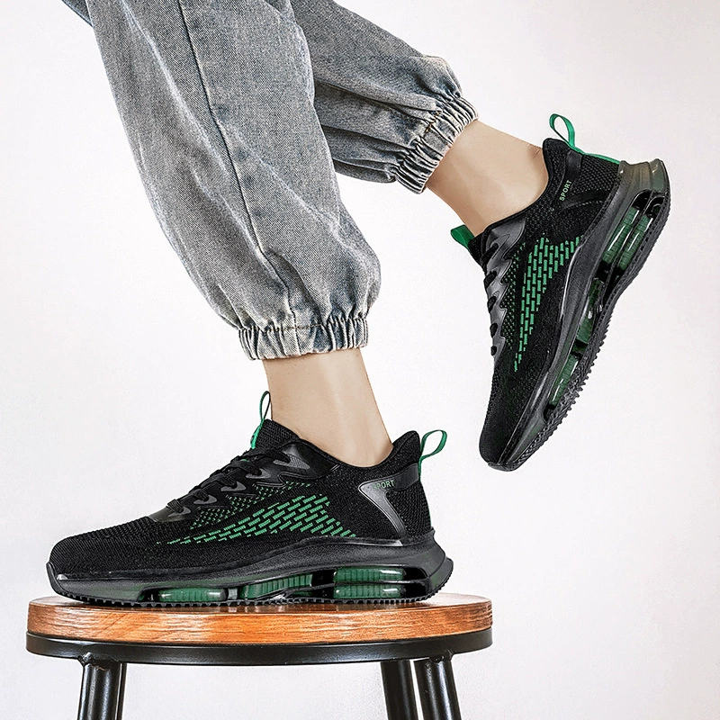 Мужская обувь осень и зима новые тенденции дифференциации повседневная сетчатая обувь для беговой дорожки надувная подушка амортизация