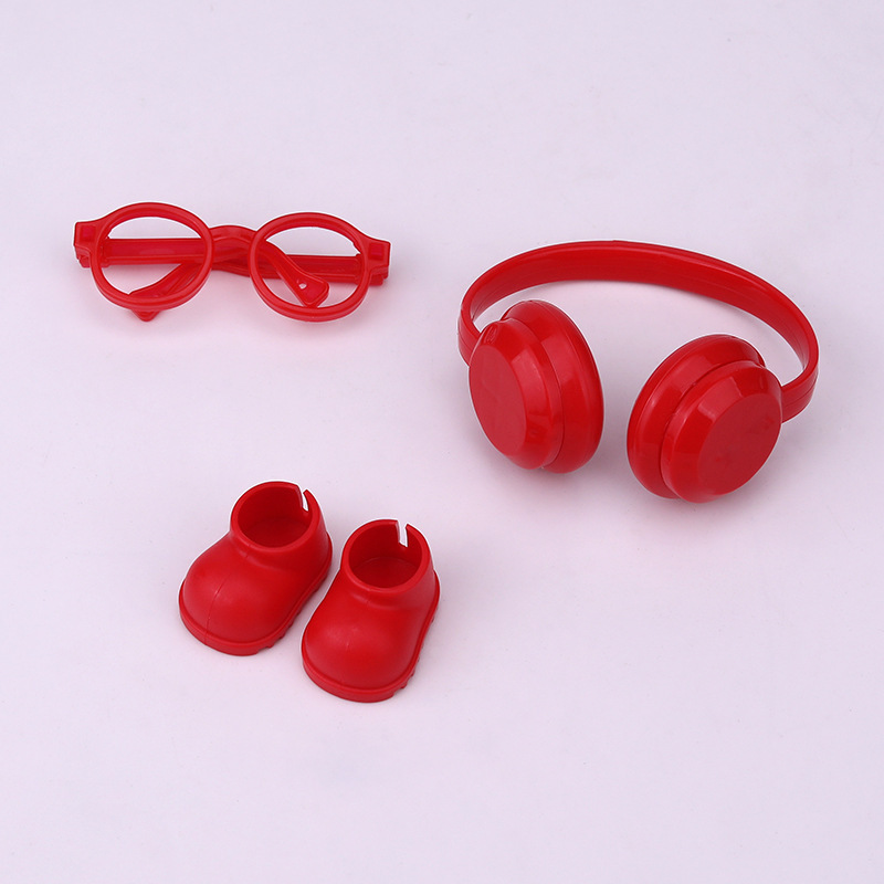ヘッドフォンに適した 17 センチメートル Labubu ヘッドフォン 10cm 人形 labubu ヘッドセットベビー服アクセサリー靴服アクセサリー|undefined