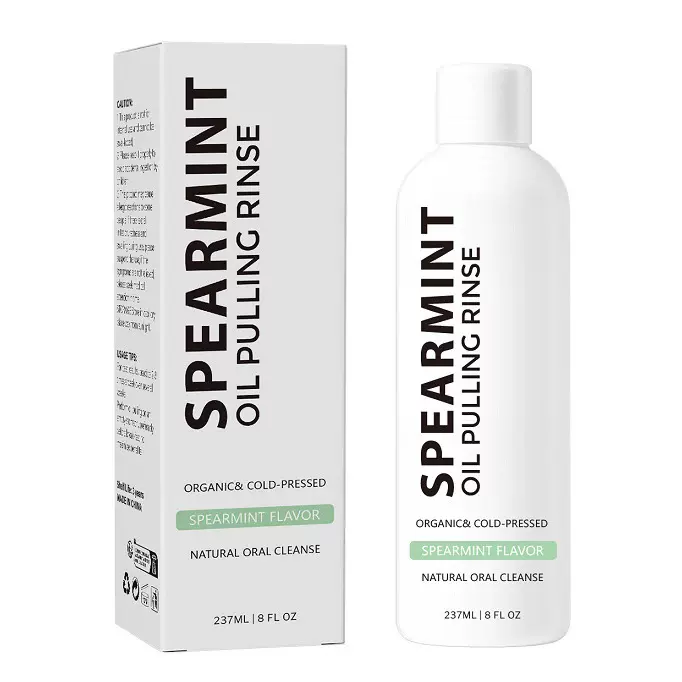 Spearmint Oil Pulling Rinse 留兰香油 温和清洁牙齿漱口水237ml