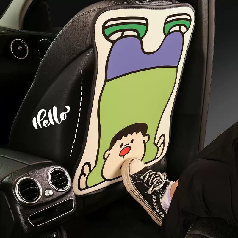 Противоударная накладка на спинку автомобильного сиденья, защитная накладка на заднее сиденье для детей, защитная накладка от грязи для внутреннего использования, задняя противоударная накладка