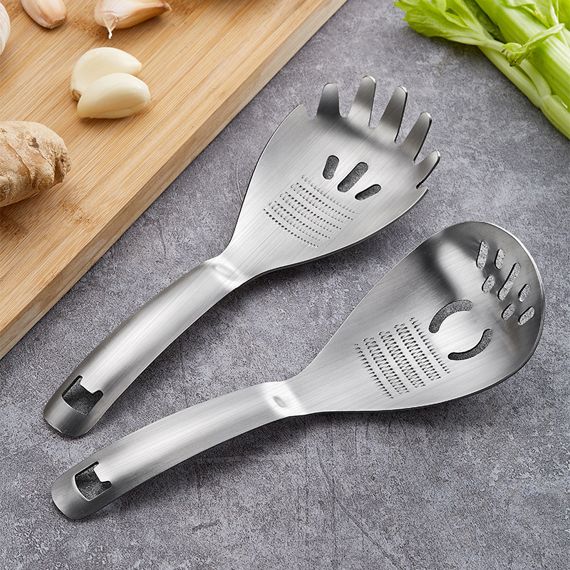 316 Stainless Steel Multifunctional Grinding Spoon for Home Use, Potato Puree Spoon, Ginger Paste Cooking Spoon, Garlic Paste Noodle Spoon