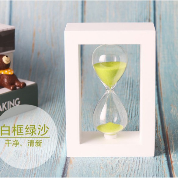 Colorido arena reloj de arena temporizador tiempo 5/10/15/30 minutos hogar creativo personalizado simple moderno regalo