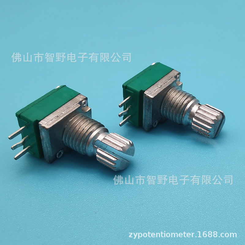 097单联电位器B50K螺纹柄12MM可调电阻调光调速  B103K