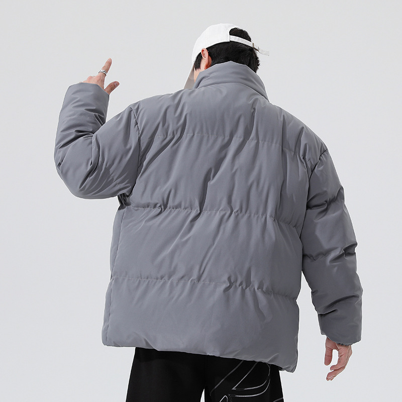 Abrigo acolchado de algodón abrigo de lana de cordero de invierno para hombres ropa de invierno abrigo de algodón acolchado con forro polar abrigo de pan abrigo de algodón acolchado engrosado