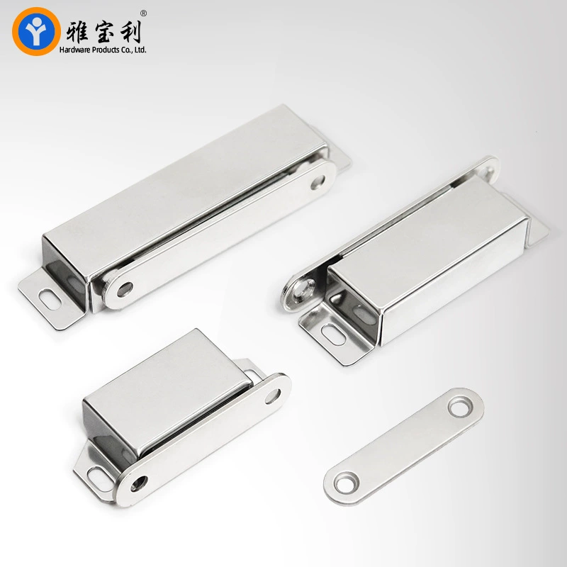 Yabaoli Magnetic Cabinet Door Latch – Stainless Steel, Touch-Activated Closure, 5 Specs