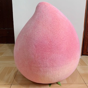 Large foam simulation peach flat peach store decoration decoration shopping mall supermarket decoration factory wholesale props model