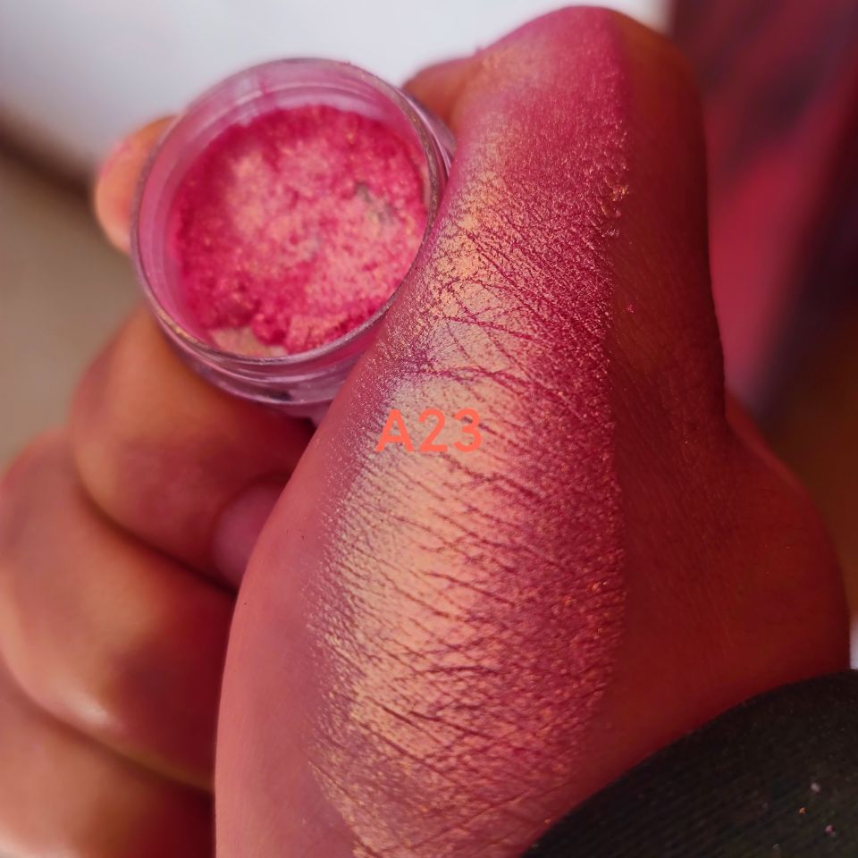 跨境新品multichrome pigment糖果色幻彩变色龙高光偏光粉 0.2g