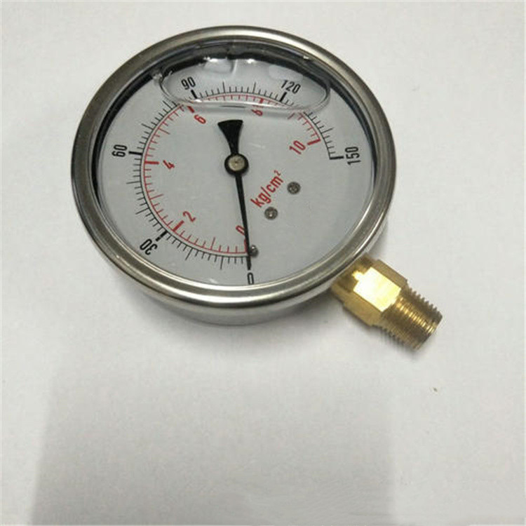 YTN-75耐震压力表YTN-100防震压力表YTN-150抗震油压表布莱迪繁锐