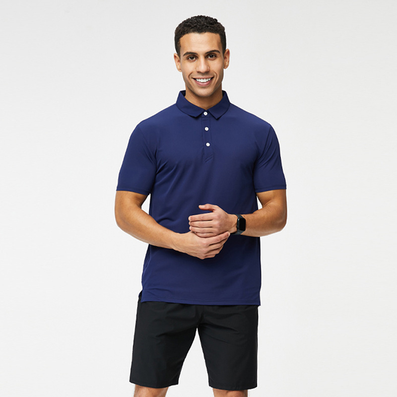 Deportes y ocio fitness Polo hombres y mujeres mismo verano slim fit que absorbe el sudor ropa de grupo de secado rápido Camiseta de manga corta transfronteriza