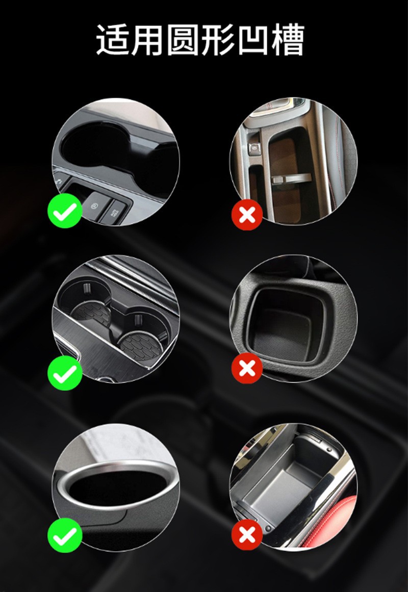 New Hot-Selling Multifunctional Car Water Cup Holder Two-In-One Car Drink Holder Magnetic Car Mobile Phone Holder Wholesale