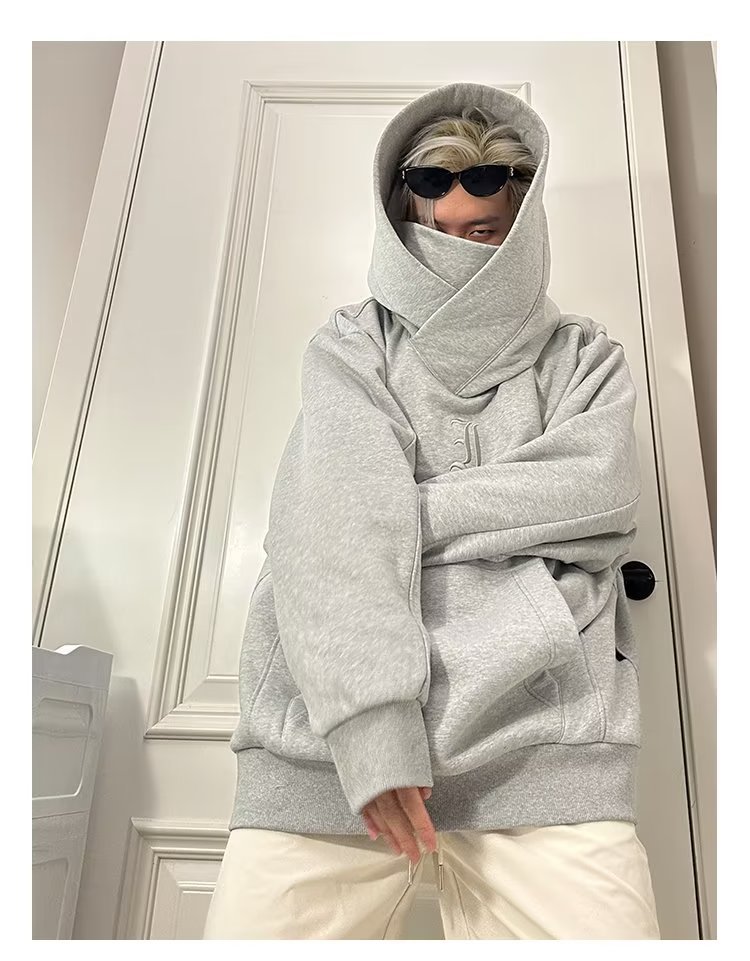 Men's Hoodie High Collar Casual Functional Jacket For Men_voghion.com