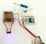 逆变升压高压发生器 电弧点烟点火器线圈模块电子diy小制作套件