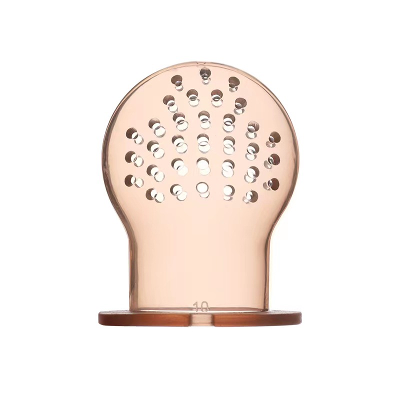 Directo de fábrica bebé mordida bolsa de malla fruta bolsa de malla de silicona nutrición mordida bolsa de malla de silicona pezón