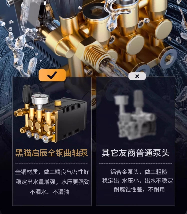 High-Pressure Car Washing Machine 220V Household High-Power High-Pressure Water Gun Trolley-Type Floor Cleaning and Car Washing High-Pressure Cleaning Machine Wholesale