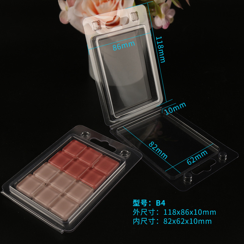 スポット電子玩具透明化粧品ブリスター包装二つ折りペット肥厚プラスチックボックス PVC ブリスターボックス|undefined