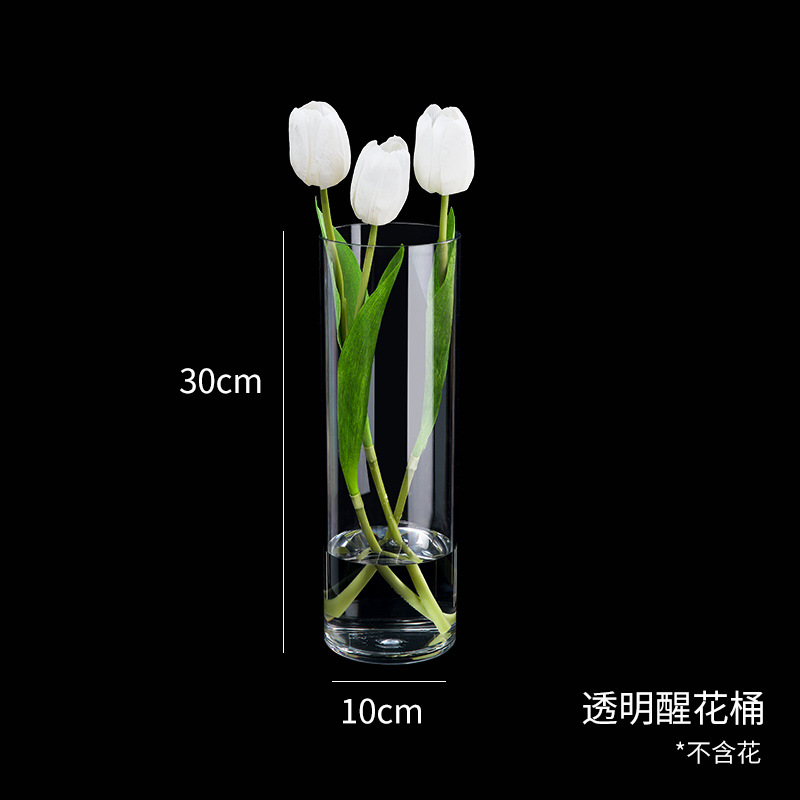 Maceta Resistente a la Presión y a las Caídas, Maceta Redonda Decorativa para Interiores, Maceta Transparente de Acrílico para Arreglos Florales, Venta al por Mayor para Floristerías