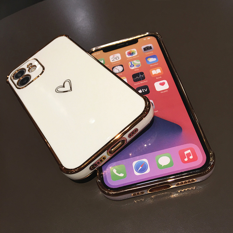 Heart Pattern Candy Color Mobile Phone Case Wholesale Cheap Rs-flyfishing Products display picture 13