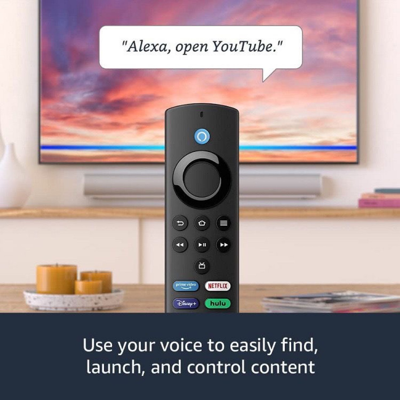 Aplicable a la tercera generación de Amazon voz de control remoto Fire TV equipos de tercera generación
