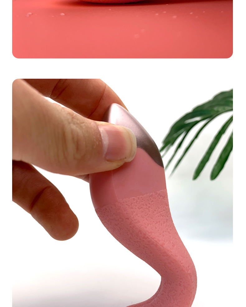 Jiuai Silicone Tongue Vibrator AV Massager with One-Button Control, Pink — detail image 12