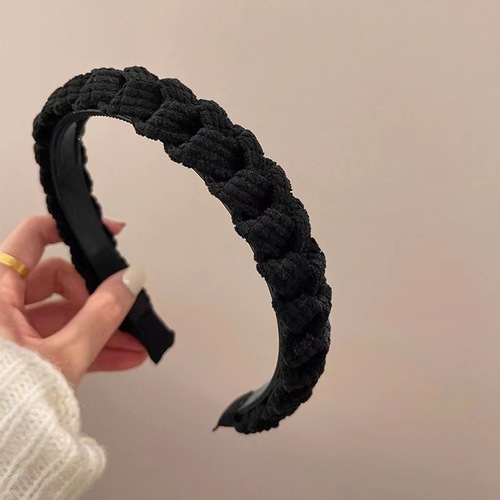 Merla  New High Crown Headband Autumn/Winter Advanced Feel Hair Clip Lazy Style Women Face Washing Braided Hair