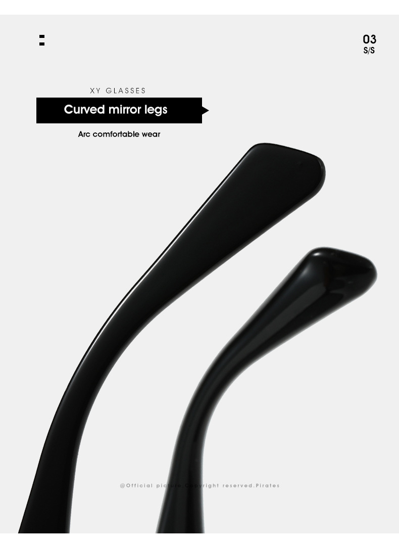 Lunettes de soleil femme carrées simples mode et polyvalentes_voghion.com