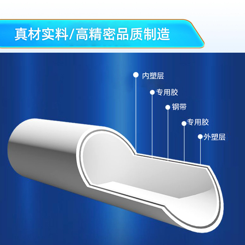Tubo de presión compuesto de acero y plástico PSP tubo de suministro de agua del grifo frío y caliente tubo de roscado fundido en caliente electromagnético fabricante de Sichuan