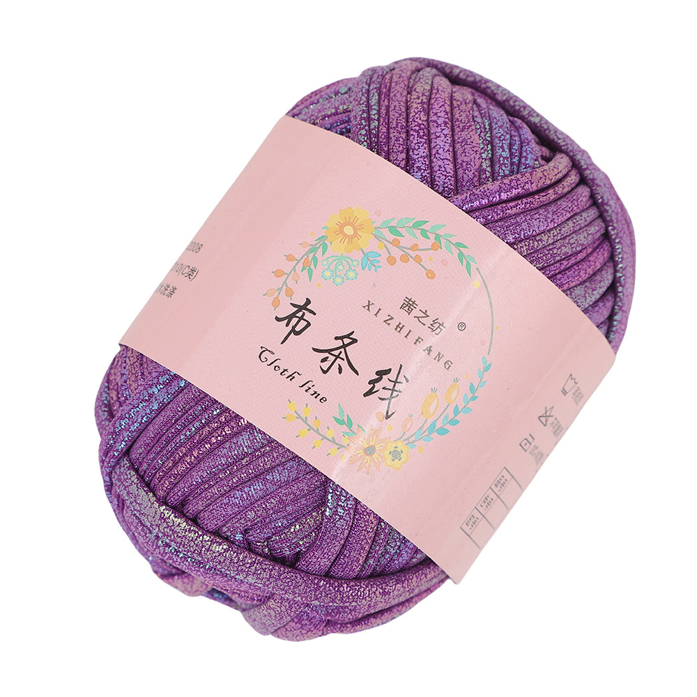 Línea textil Qian Zhi hilo de color mágico tejido a mano hilo de fantasía de color bricolaje en stock fábrica al por mayor