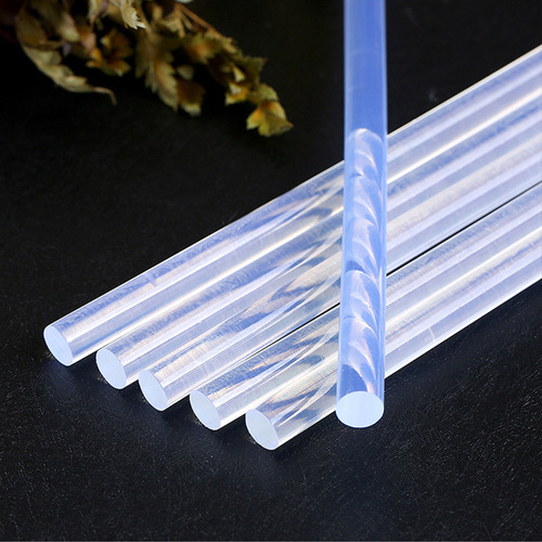 Transparent hot melt adhesive strips 11mm x 7mm, high viscosity, fast-setting hot melt glue sticks, bulk pack, factory direct sale, wholesale