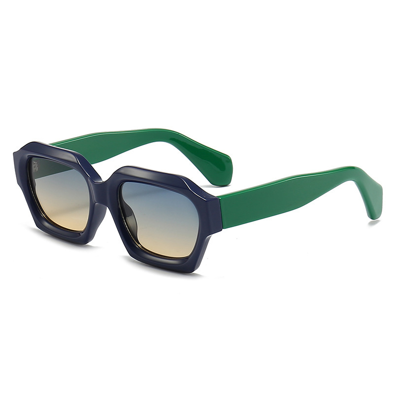 European and American 2023 New Polygon Irregular Sunglasses Personalized Fashion Modern Street Shooting Fashion Sunglasses Cross Border
