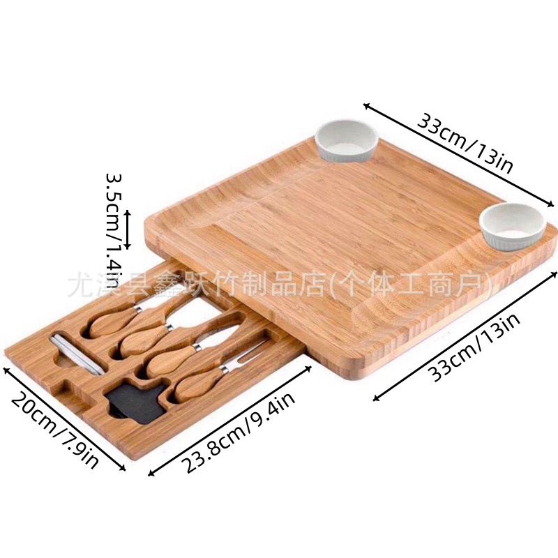 Tabla de camping tabla de bambú multifuncional tabla de corte de frutas para RV tabla de corte de queso europea tabla de queso pan tabla de queso