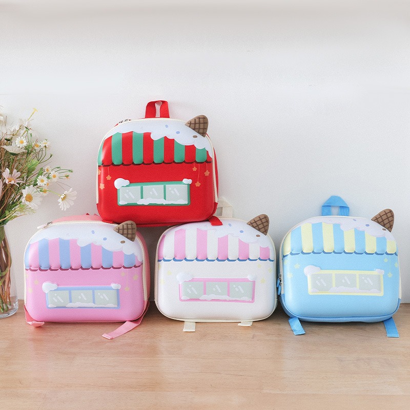 Cross-border 2025 nueva mochila infantil de cáscara dura de Navidad, caricatura de caricatura, lindas mochilas para niños y niñas, mochilas para jardín de infantes