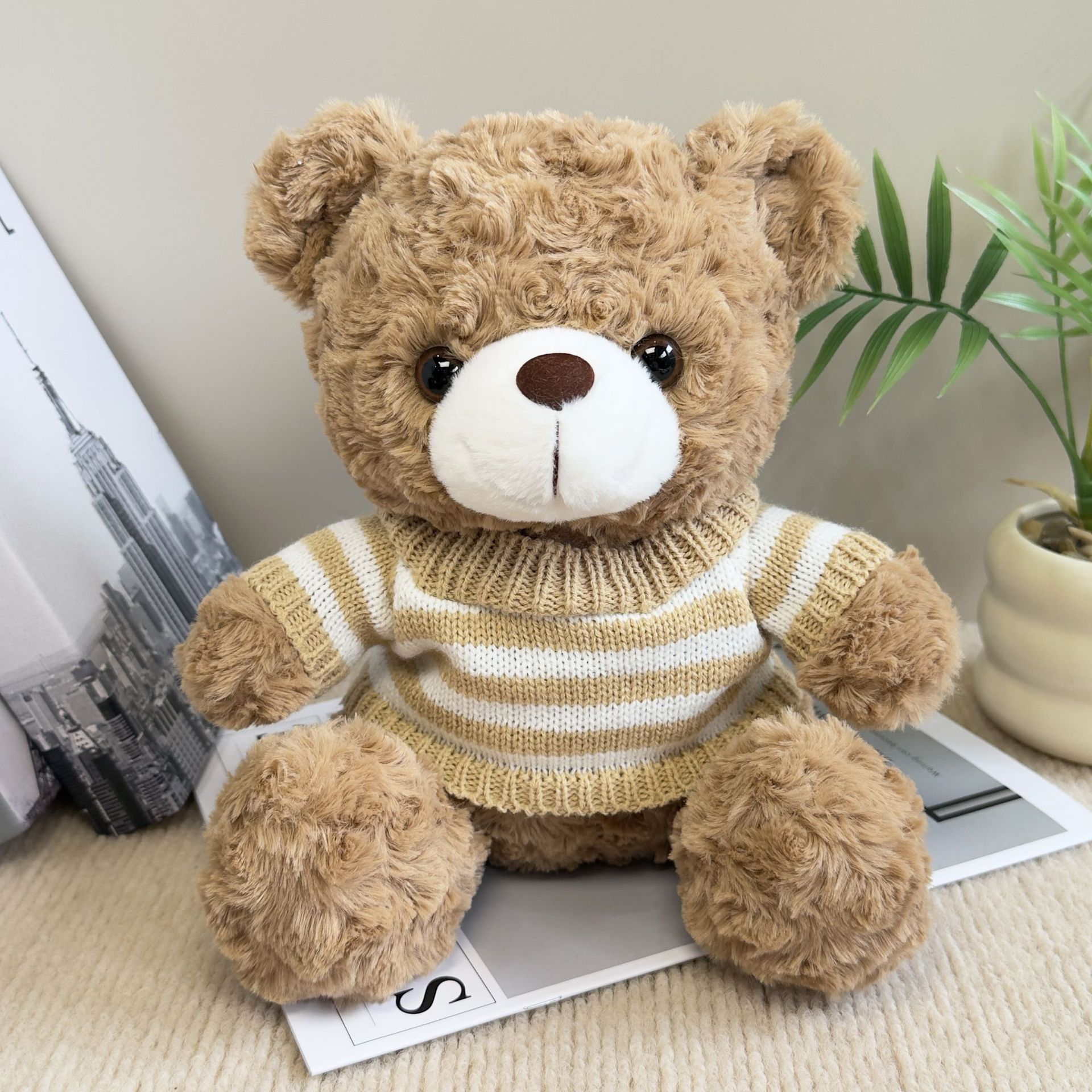 Osos de peluche abrazar osos muñecas muñecas agarrar muñecas regalo para niños impresión LOGO regalo juguetes de peluche