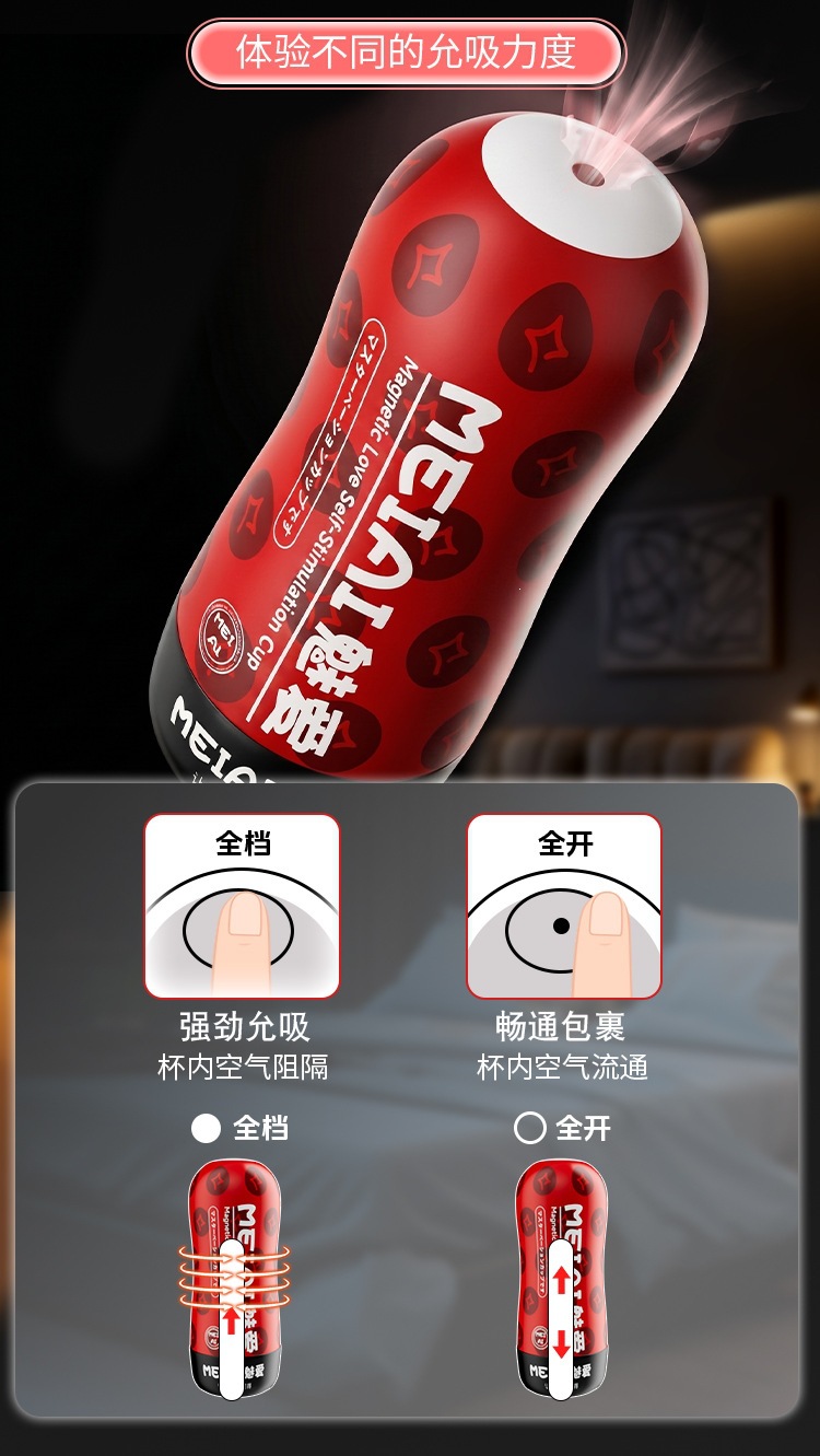 Manual Dual-Head Male Masturbator with Suction Grip, TPE+ABS, Adult Pleasure Device — detail image 10