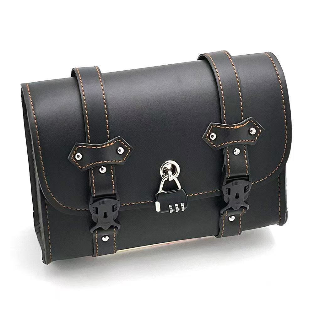 Waterproof Electric Scooter Side Bag for Summer, Retro Modified Side Bag, Rider Side Box, Miscellaneous Bag, Tail Bag