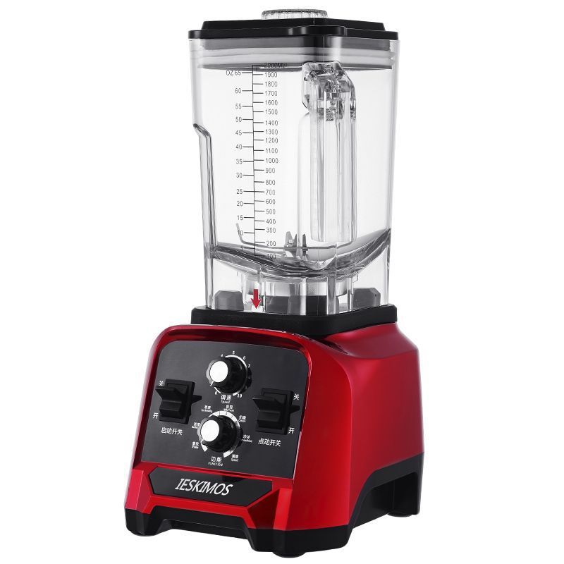 Máquina de hielo de arena de gran capacidad trituradora automática de hielo y jugo para tienda de té de leche comercial multifuncional de alta potencia rompe paredes para cabina