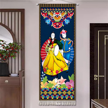 瑶族民族风挂布艺云南民宿酒店室内特色餐厅装饰商用背景墙布挂画