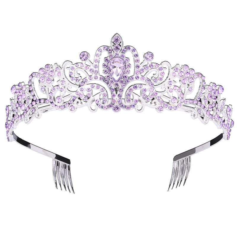 Boda transfronteriza europea y americana boda novia corona tocado Shengyue accesorios para el cabello vestido de novia estudio fotográfico accesorios para el cabello reina diadema corona