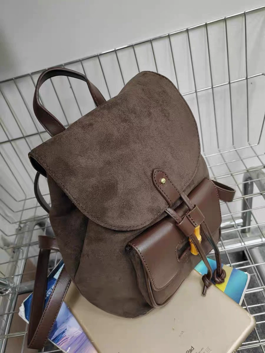 Demi-season matte backpack, one-shoulder bag