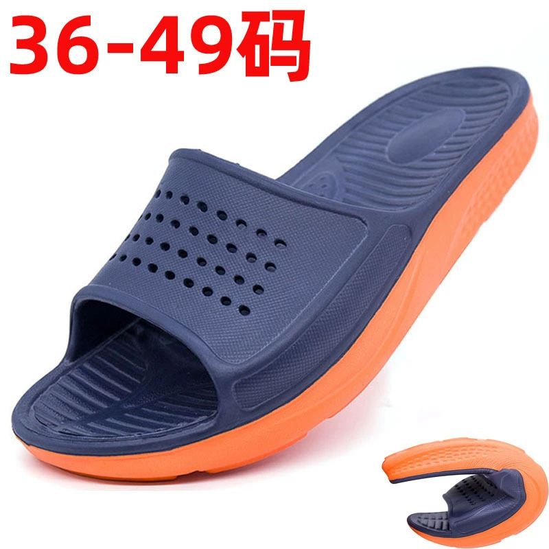 Summer beach non-slip big slippers, plus size, soft sole