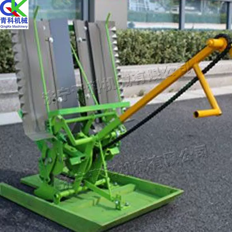 手摇式水稻插秧机 山地丘岭可调节插苗机 便携水田竹稻种植设备