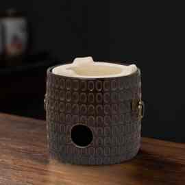 围炉煮茶炭炉底座陶瓷温茶器小火炉风炉煮茶器干烧炉耐温烧水碳炉