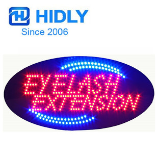 Beauty signboard luminous character LED eyelash extensions grafting eyelash light box LED sign