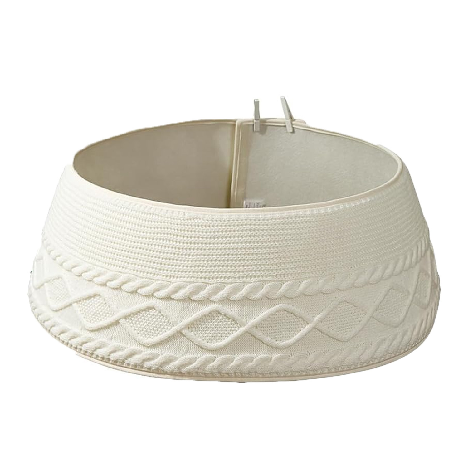 Navidad transfronteriza de punto falda de árbol abrazadera de cinturón ajustable decoración del árbol de Navidad decoración del árbol