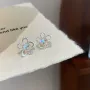 气质小众新款爆闪耳钉