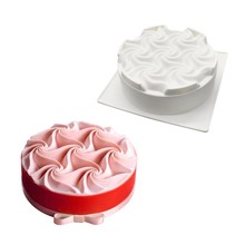 厂家直销单个螺旋花慕斯蛋糕模 DIY法式甜品模烘焙用具现货批发