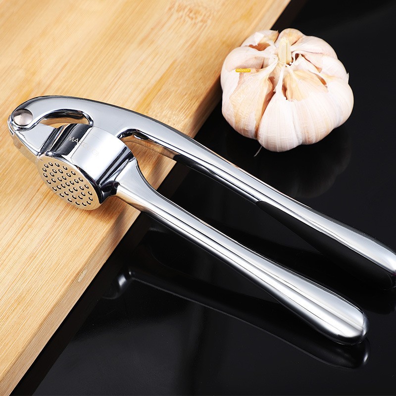 Zinc Alloy Garlic Press, Garlic Masher, Garlic Paste, Manual Ginger Garlic, Walnut Clip, Household Kitchen Artifact