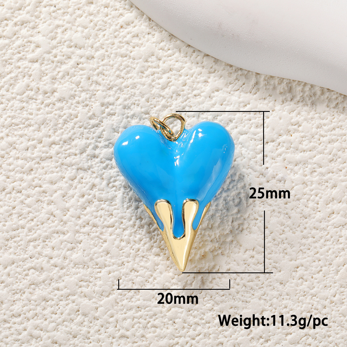 4g Weight Pendant Jewelry Making Type 20 * 25mm Jewelry Making Size Zircon Inlay Material DIY Jewelry Accessories Classification 1 Piece Quantity Copper Material Heart Shape Pattern Polished Finish Enamel, Plating, Inlay Design IG Style Style 1 Piece 20 * 25mm Copper Zircon Heart Shape Polished Pendant 7