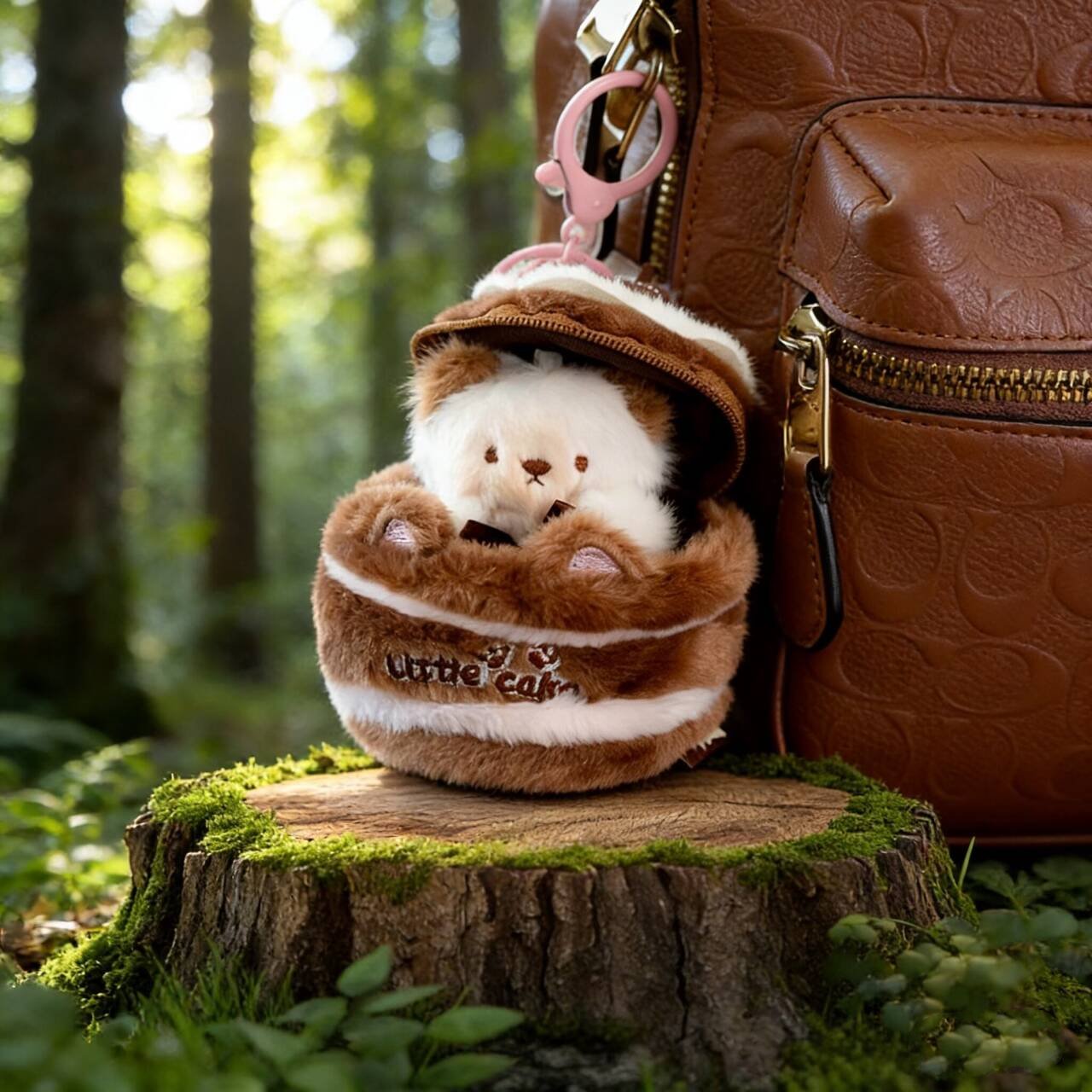 Llavero Colgante de Peluche de Poliéster Decorativo para Mochila image 3