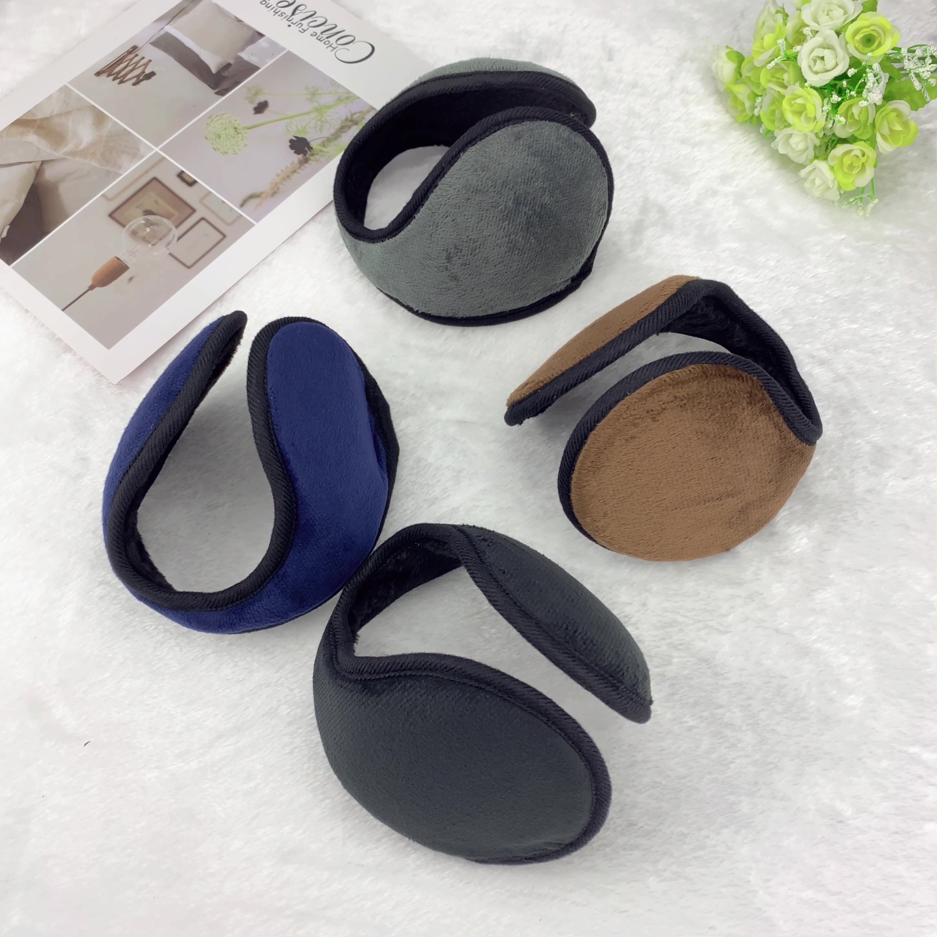 男士加绒加厚保暖耳套耳罩冬天骑车防冻护耳捂子耳包男女耳暖耳帽