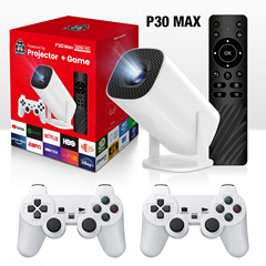 クロスボーダーP30MAXゲームプロジェクター砲筒プロジェクター4kポータブルホームシアターHY300プロジェクター